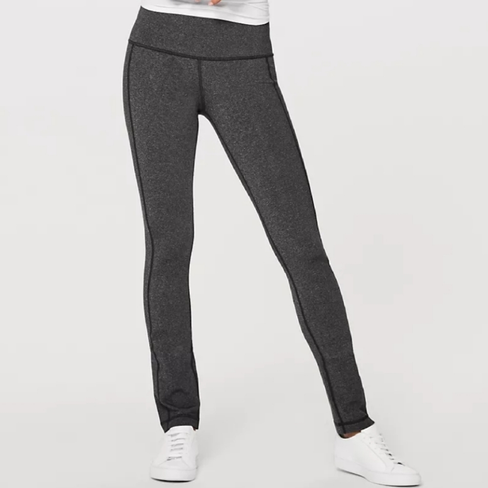 Lululemon  Dark Grey Skinny Groove Pants II